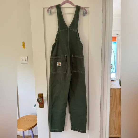Big Bud Press Original Overalls in Dark Emerald Green size P - Picture 5 of 7